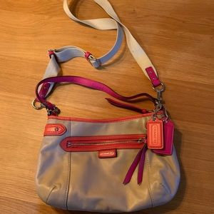 Coach leather crossbody bag